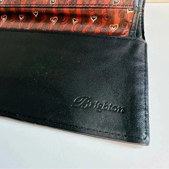 Vintage Brighton Croc Embossed Tri-Fold Leather Organizer/Wallet - Picture 14 of 14